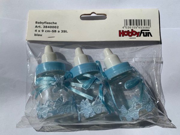 Babyflasche blau